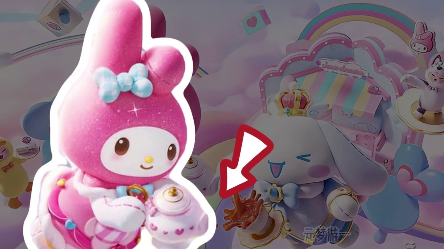 元梦联动美乐蒂和玉桂狗的建模爆料！！ #元梦之星 #美乐蒂 #玉桂狗