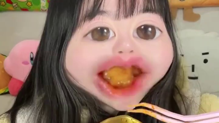 今天是粉耗子+缺牙齿！又辣又糯也太好吃啦 #粉耗子 #缺牙齿 #搞笑