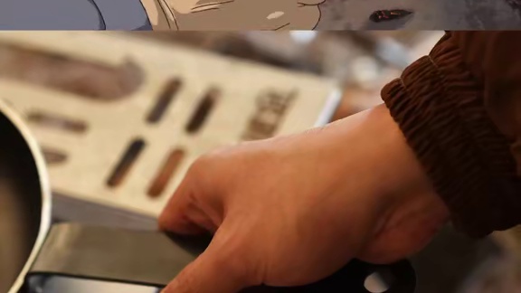 露营吃什么，轻松复刻《哈尔的移动城堡》培根煎蛋~ #哈尔的移动城堡 #培根煎蛋 #露营美食  #省饭