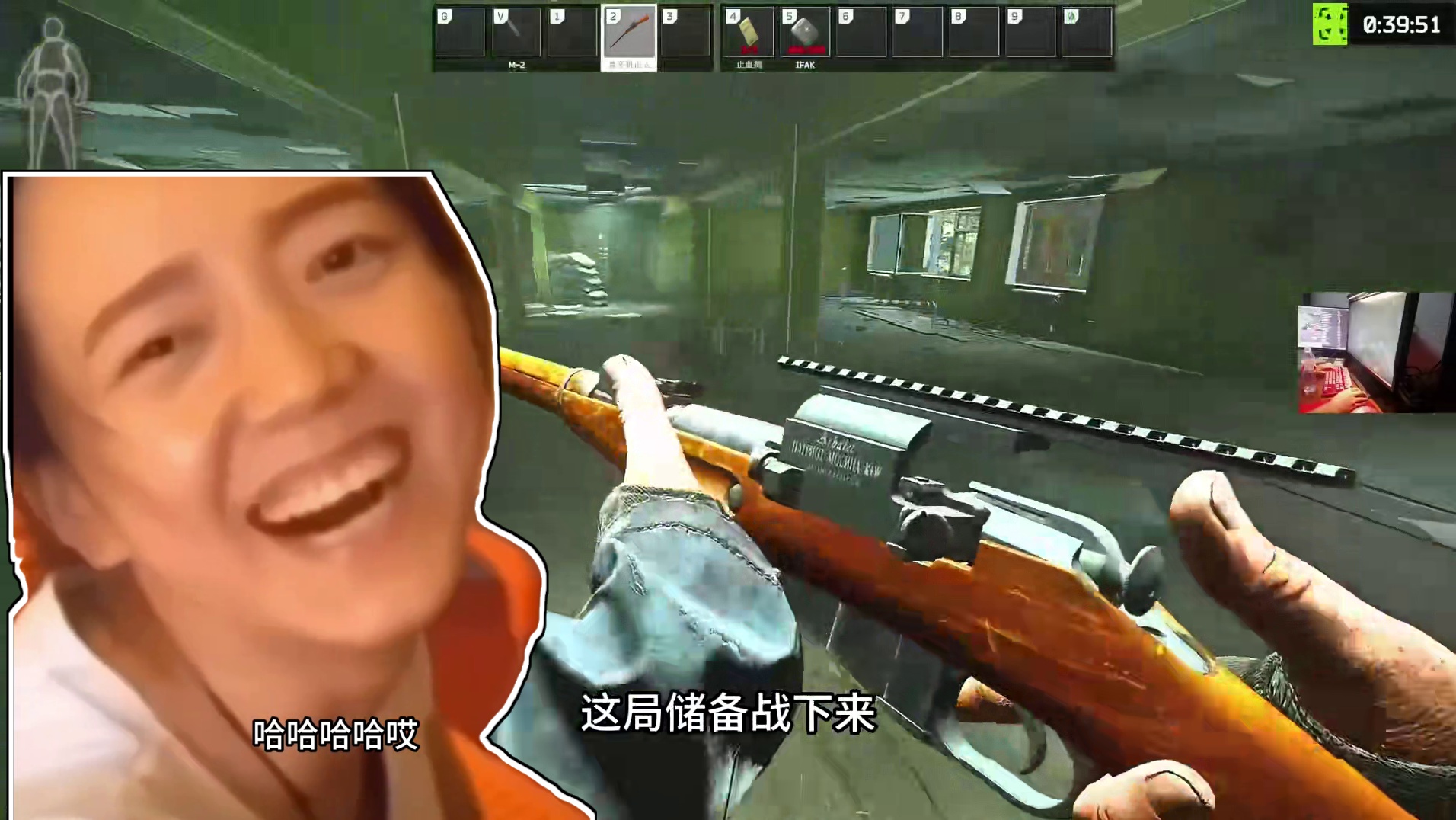 #逃离塔科夫  .50沙鹰猛的