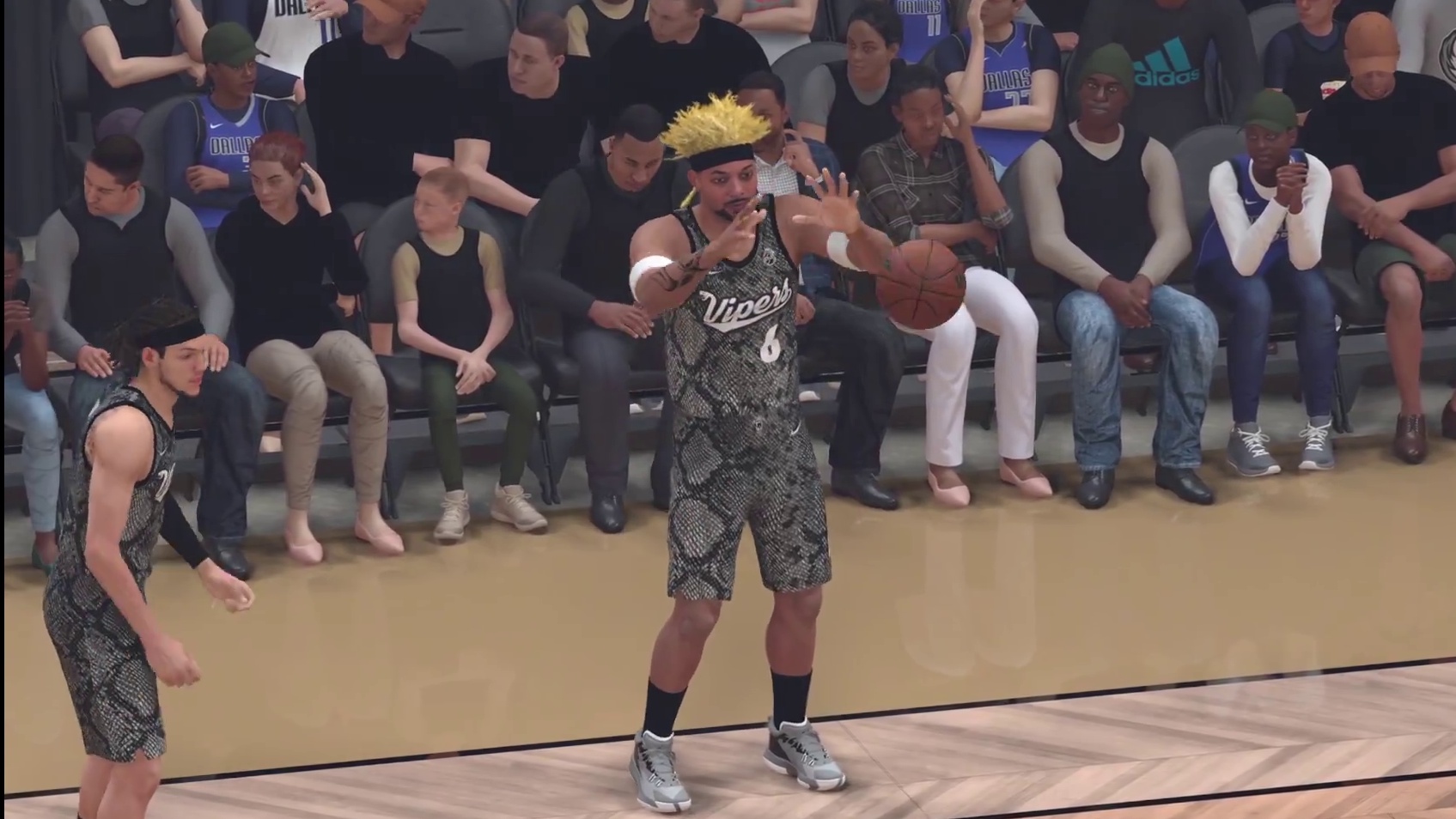 S6赛季-揭幕战 独行侠vs毒蛇 52-53 上半场