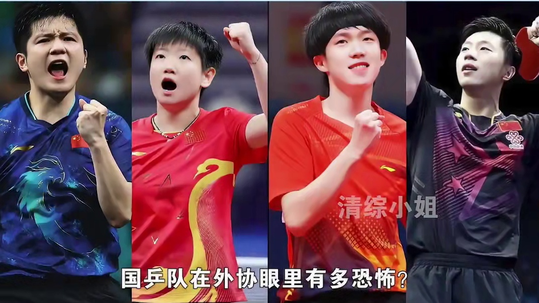 国乒队在外协眼里有多恐怖？场面舒适建议反复观看 #孙颖莎 #国乒 #王楚钦 #马龙