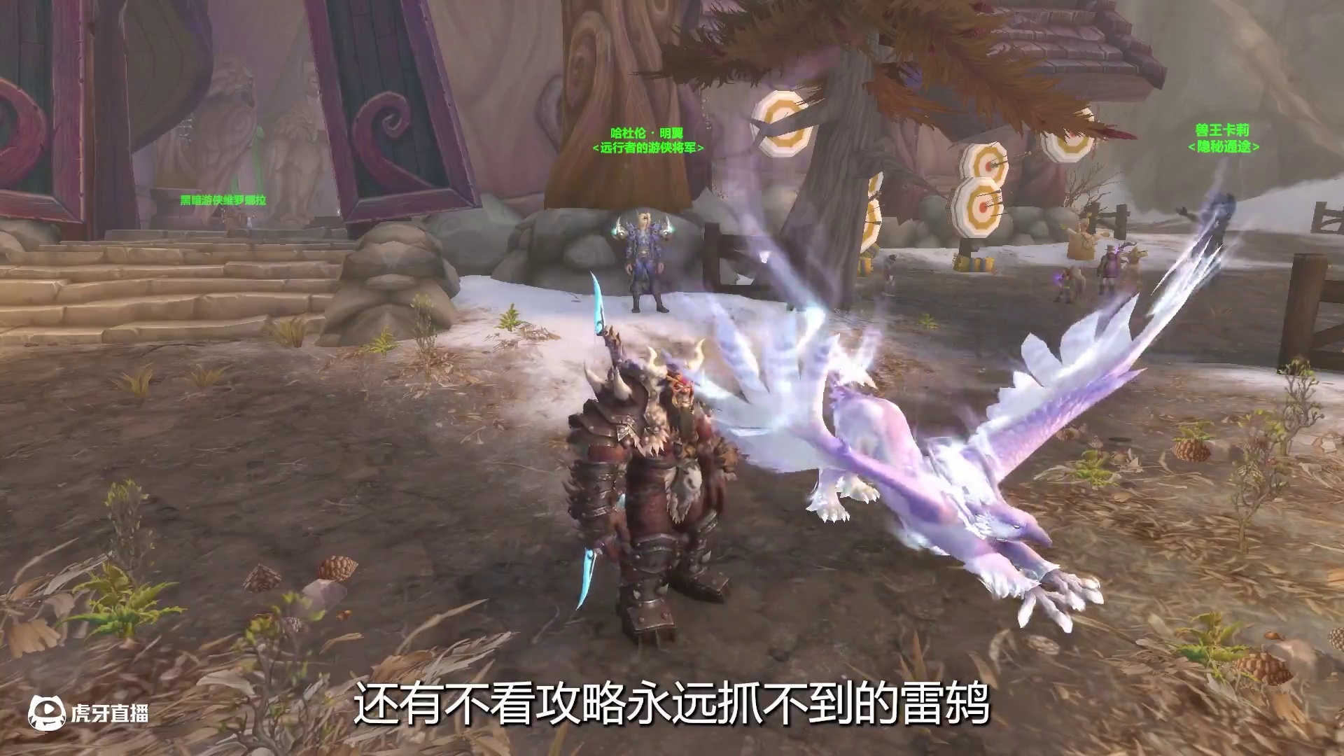 地心之战猎人隐藏宠物！这么好看的闪电鸟，你心动了没？ #魔兽世界 #我们比你们多一个世界 #魔兽世界