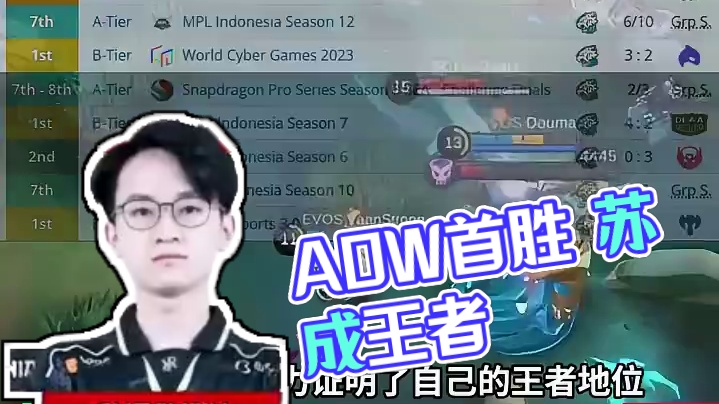 决胜巅峰 2025决胜巅峰职业邀请赛Stage1 第一日中，AOW手感火热，拿下首胜。#决胜巅峰职业