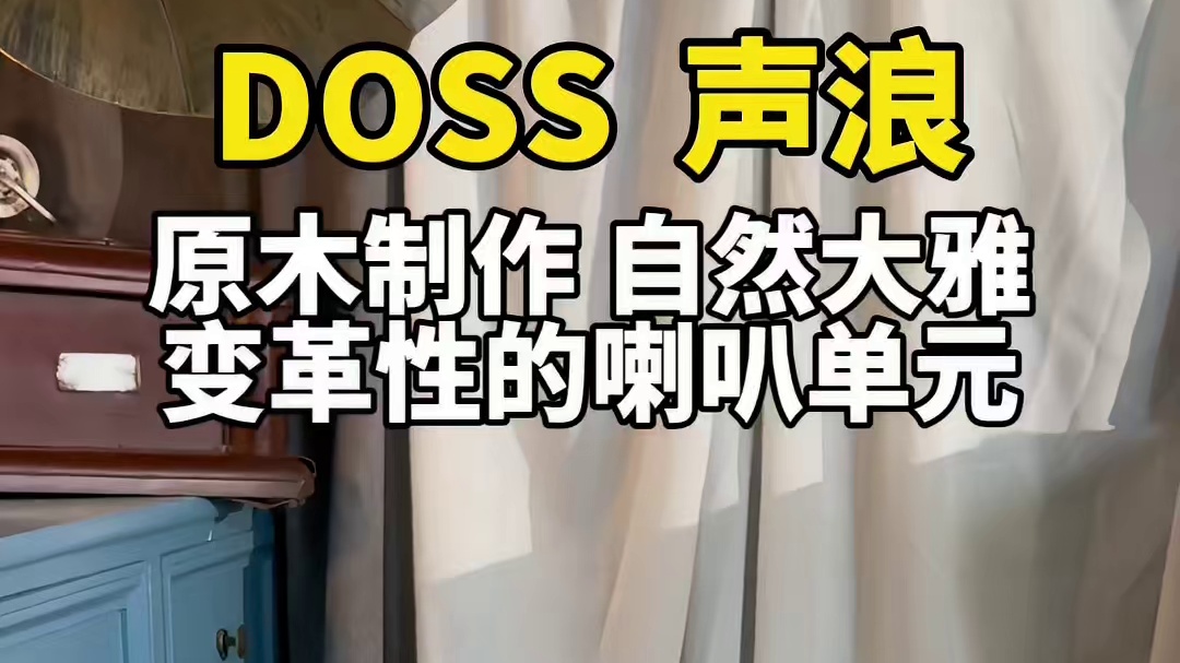 震撼音质，DOSS声浪让耳朵“怀孕”
