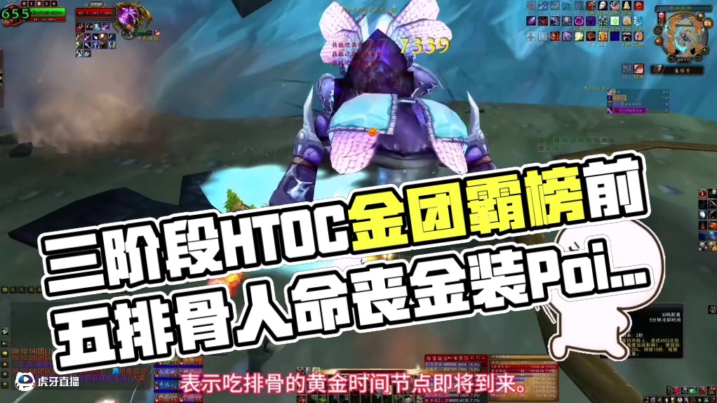 魔兽世界：三阶段HTOC金团霸榜前五的极品，排骨人的天塌了！ #魔兽世界 #巫妖王之怒 #魔兽世界怀