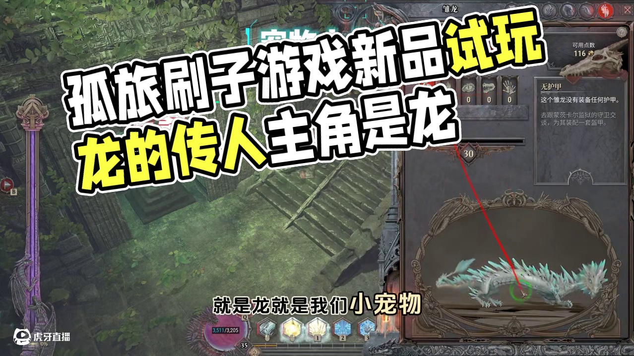 龙的传人:孤旅 刷子游戏 新品试玩 #刷子游戏  #猪秀天