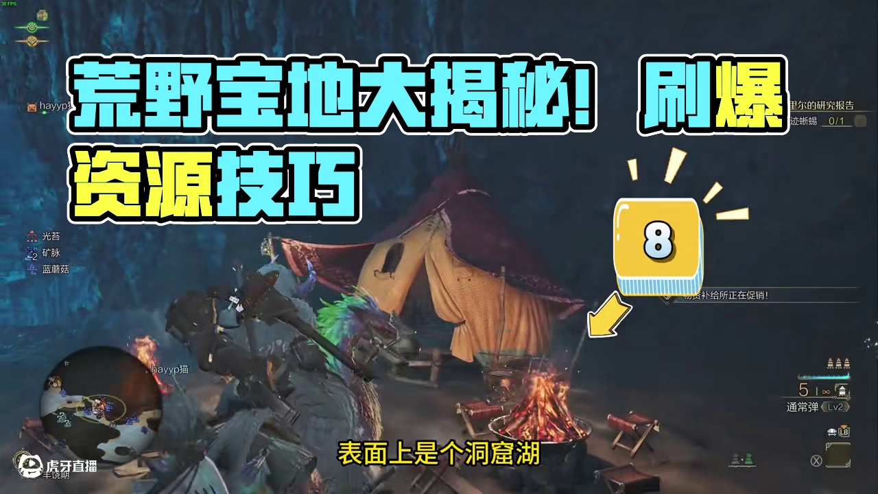 怪物猎人荒野绯红森林隐藏宝地大曝光！2分钟教你刷爆资源 #怪物猎人荒野调查团 #怪物猎人荒野创作激励