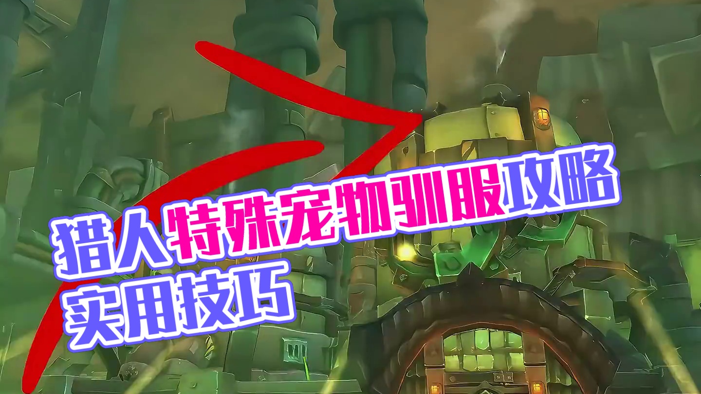 魔兽猎人狂喜！安德麦三种特殊宠物驯服攻略 #地心之战第2赛季 #大神魔兽探险安德麦 #网易大神 #魔