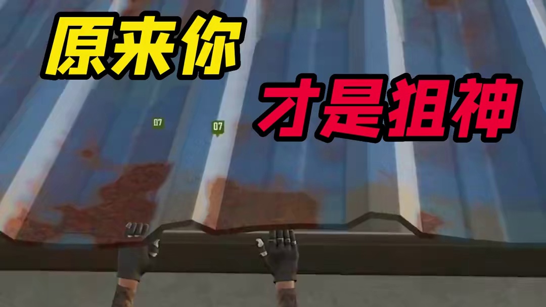 原来你才是真正的狙神 #绝地求生 #吃鸡日常 #pubg #游戏日常 #这操作都看傻了