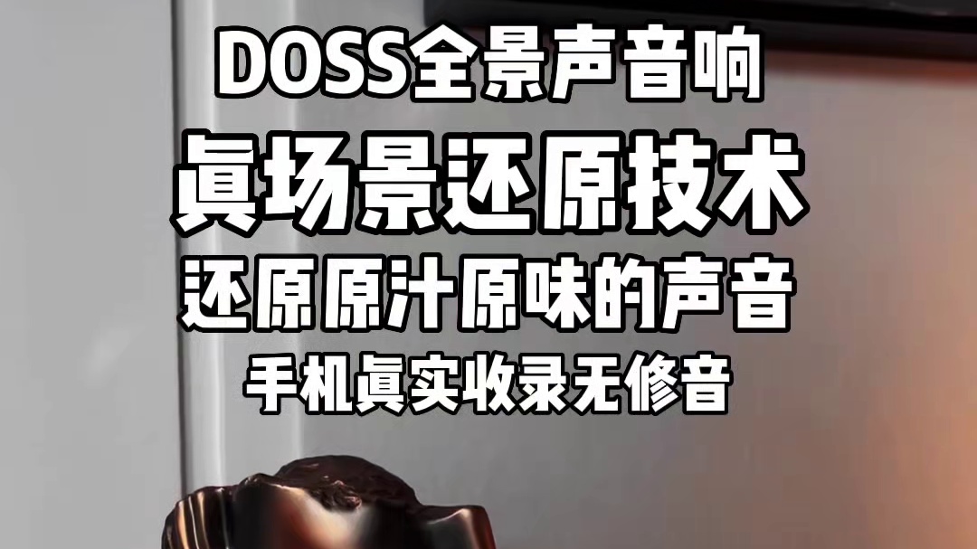 未来之声DOSS磨砖MAX全景声音响