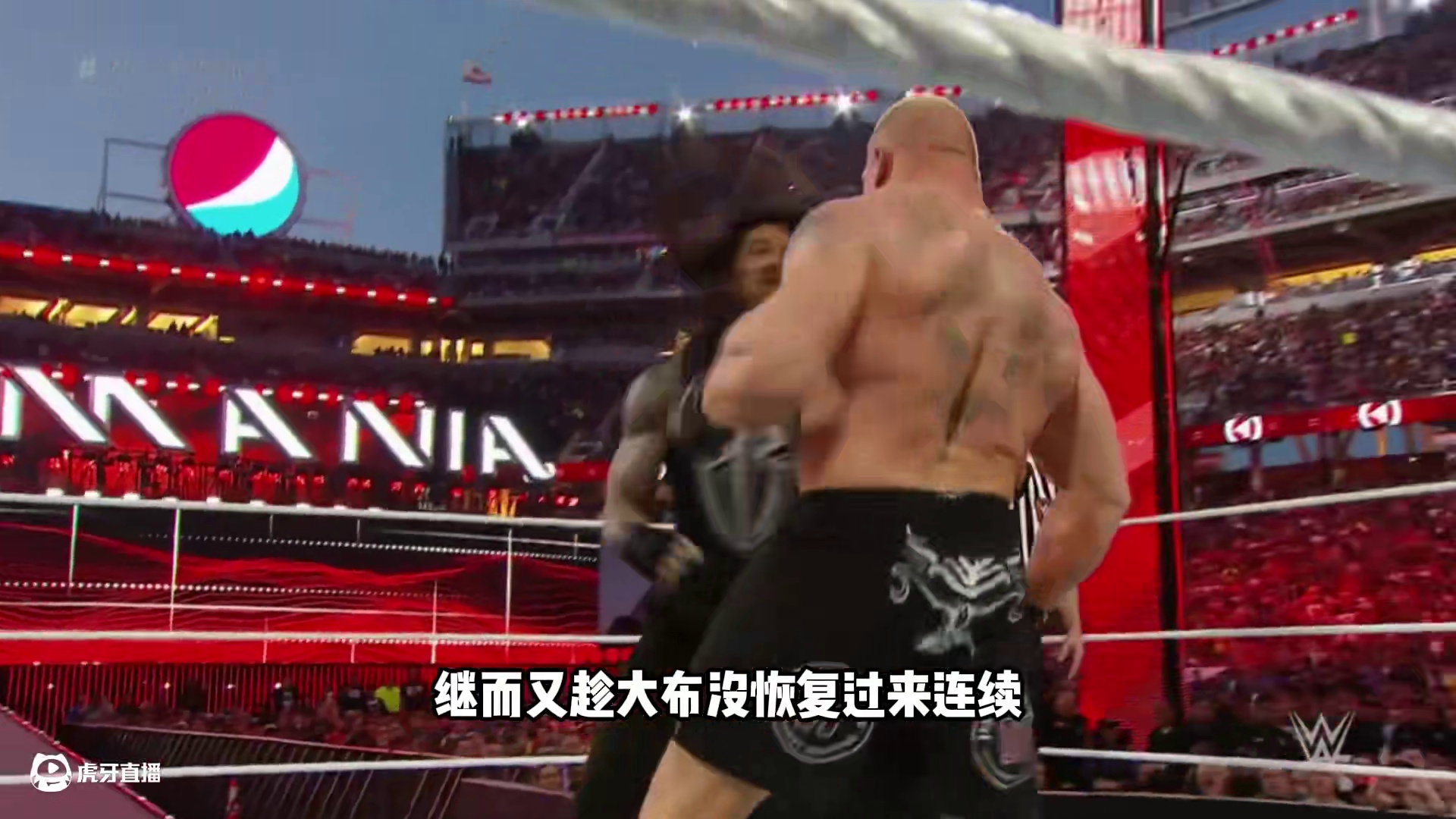 #wwe #摔角 #布洛克莱斯纳 赛斯罗林斯创造世纪大劫案成为WWE冠军