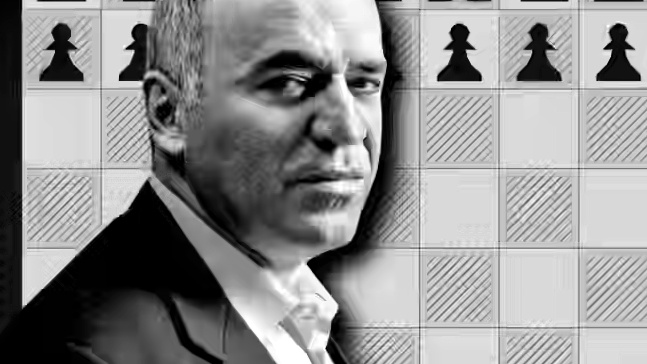 注意看：老卡的这匹马，绝绝子！#国际象棋 #棋王