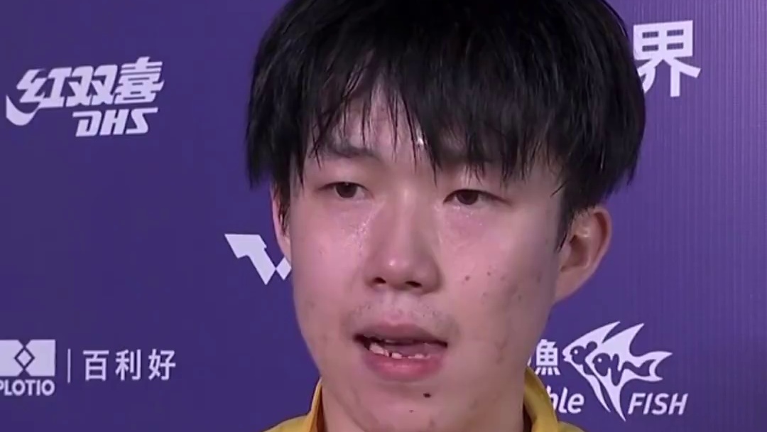 王楚钦赛后采访！ #乒乓球 #冠军之路 #永远支持你 #名场面 #运动员