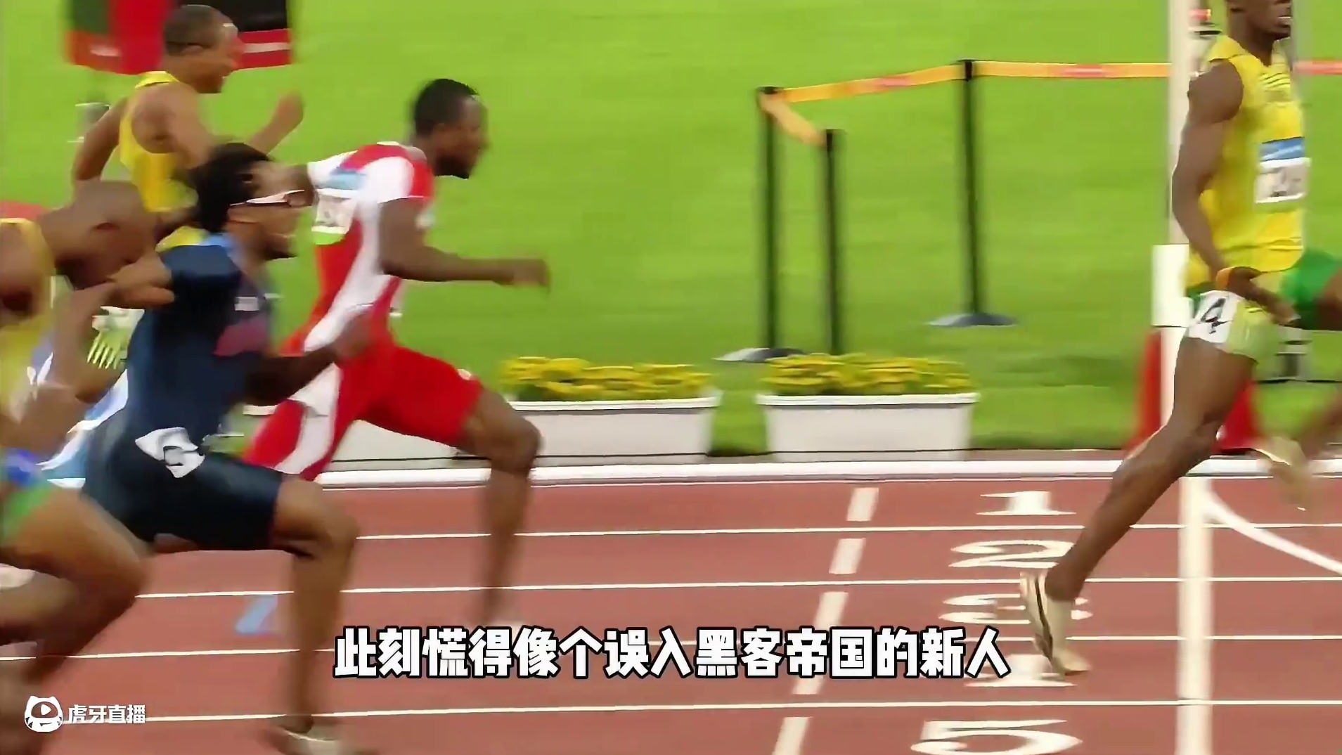 人类短跑史上最炸裂时刻，9秒一大堆，9.80无牌 #体育生 #体育 #博尔特 #百米五虎