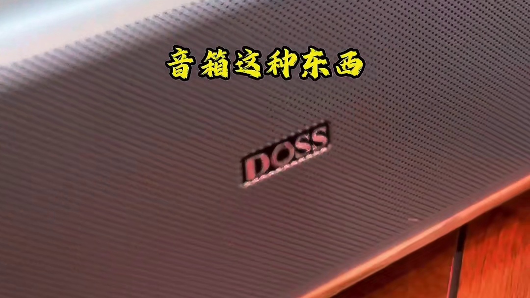 把音乐厅的声场带回家 DOSS磨砖MAX全景声音响