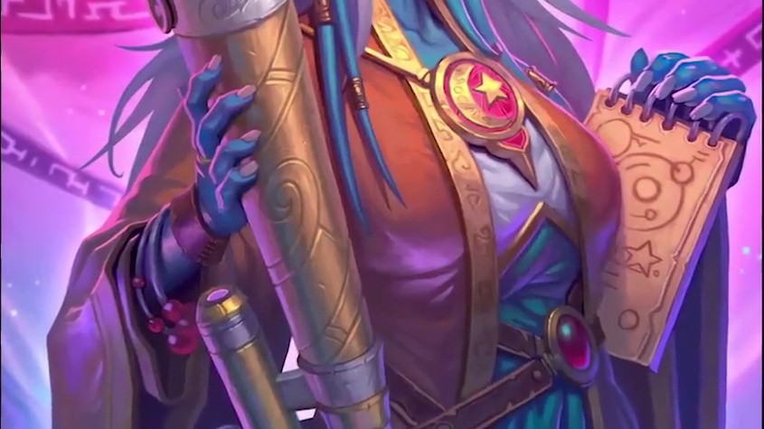 老皮的第一次炉石合作，设计师的重大失误！ 炉石橙卡小故事426露娜的口袋银河 #炉石传说 #炉石橙卡