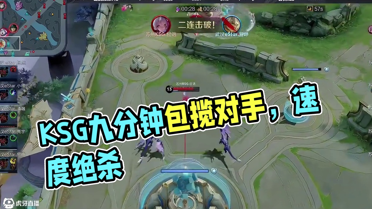 闪电战！KSG仅用九分五十秒就结束战斗。这速度简直绝了。​​​