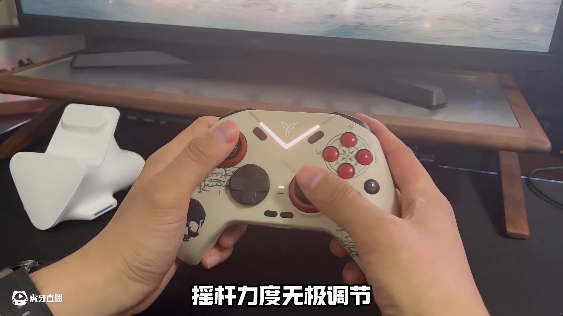 这么帅的手柄？！ 飞智黑武士4PRO，还是黑旗联名的#飞智#飞智手柄#飞智黑武士4pro#游戏手柄 