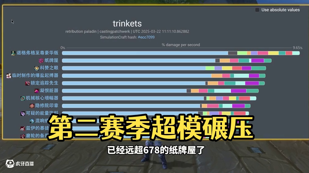 地心之战第二赛季第一个超模饰品他来了 碾压纸牌屋，科赞之眼#魔兽世界 #我们比你们多一个世界 #网易