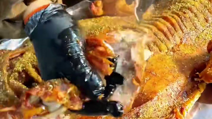 这样的烤全羊大家喜欢吗#上门烤全羊 #同城美食 #团建 #烤全羊