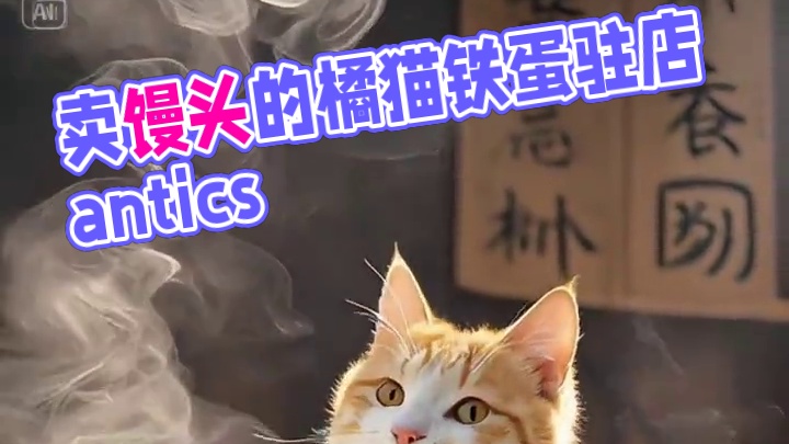 卖馒头 蒸馍头的橘猫铁蛋#创作灵感 #萌宠 #猫咪的迷惑行为 #猫猫营业视频