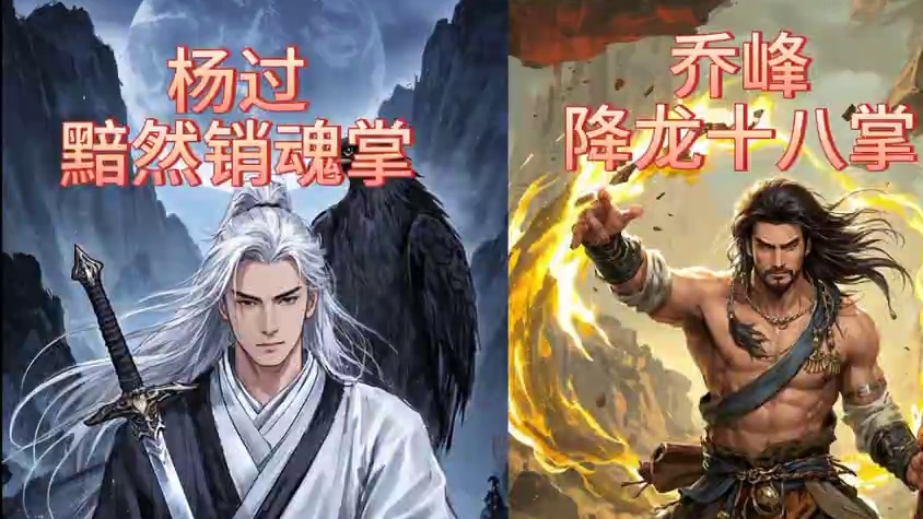 武侠世界里，杨过和乔峰，谁的武功更胜一筹呢#武侠经典 #杨过 #乔峰