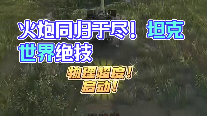 火炮的尊严之战！打不中你？同归于尽才是浪漫！ #坦克世界 #游戏推荐 #游戏日常