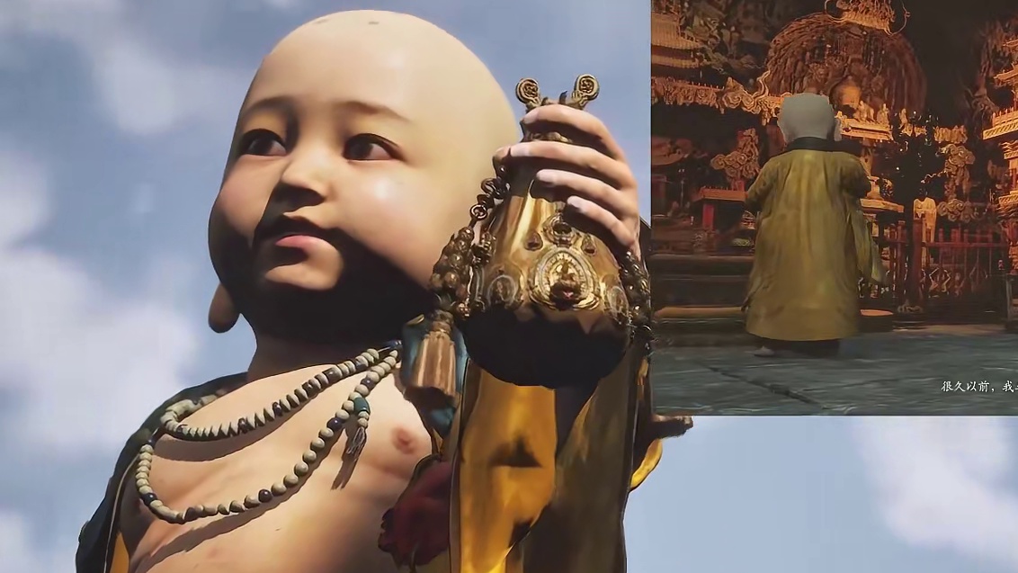 黑神话悟空 游戏中那些你不知道的冷知识（2） 特别是黄眉老怪 #关于黑神话我有自己的玩法 #黑神话的