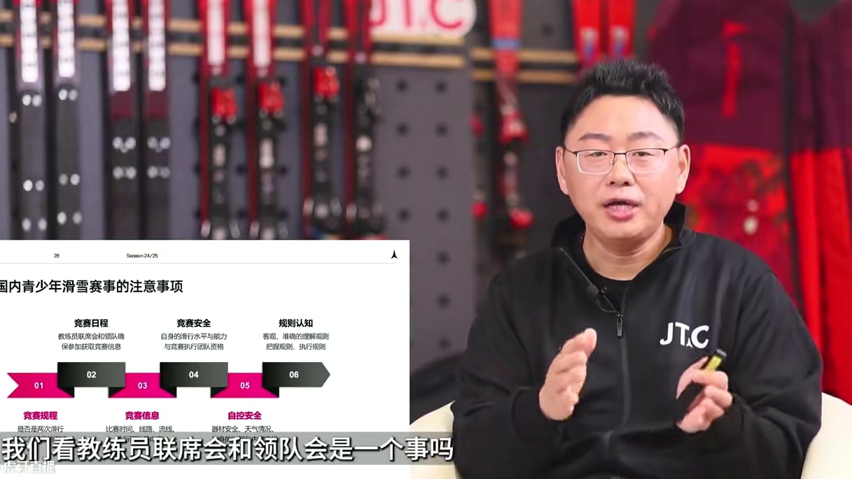 JTC线上讲座-第6节 | 国内青少年滑雪比赛注意事项全解析！    
 了解竞赛规程，避免赛前困惑