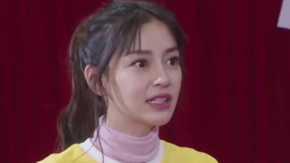 有的感觉还真挺像的bo #宋雨琦 #angelababy #综艺 #奔跑吧