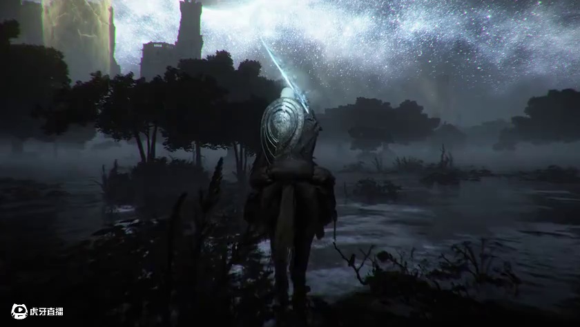 蓝色一望无际#艾尔登法环 #游戏中的震撼瞬间