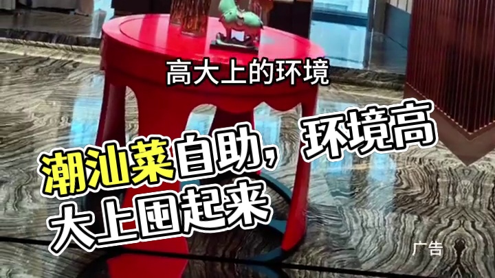 快囤！潮汕菜自助！ #日日新  #一口就被惊艳到的美食 #发现宝藏小城 #遛娃好去