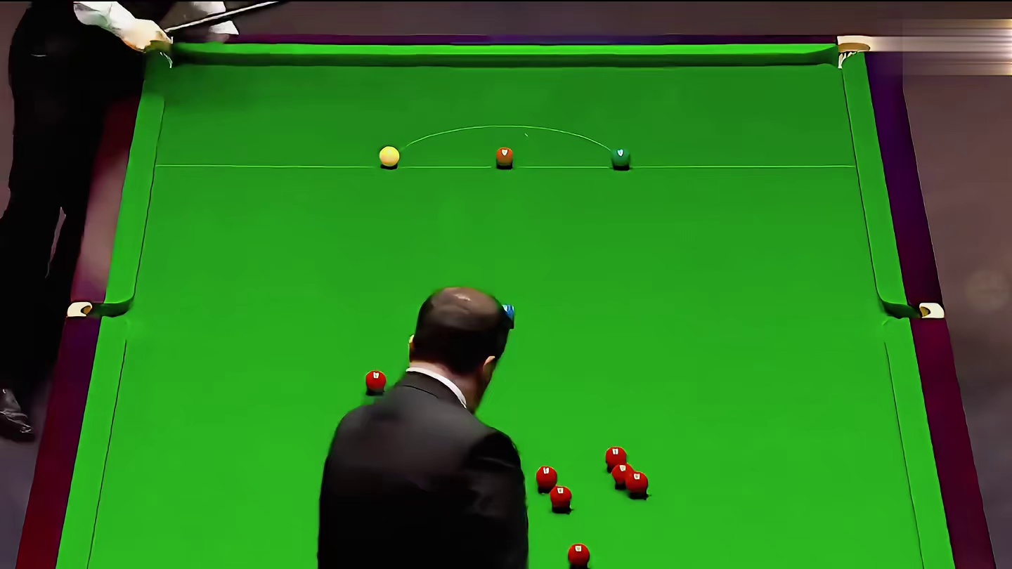 丁俊晖生涯最奇葩一杆147魔幻翻袋燃爆全场火箭激动连连跺脚 (2)