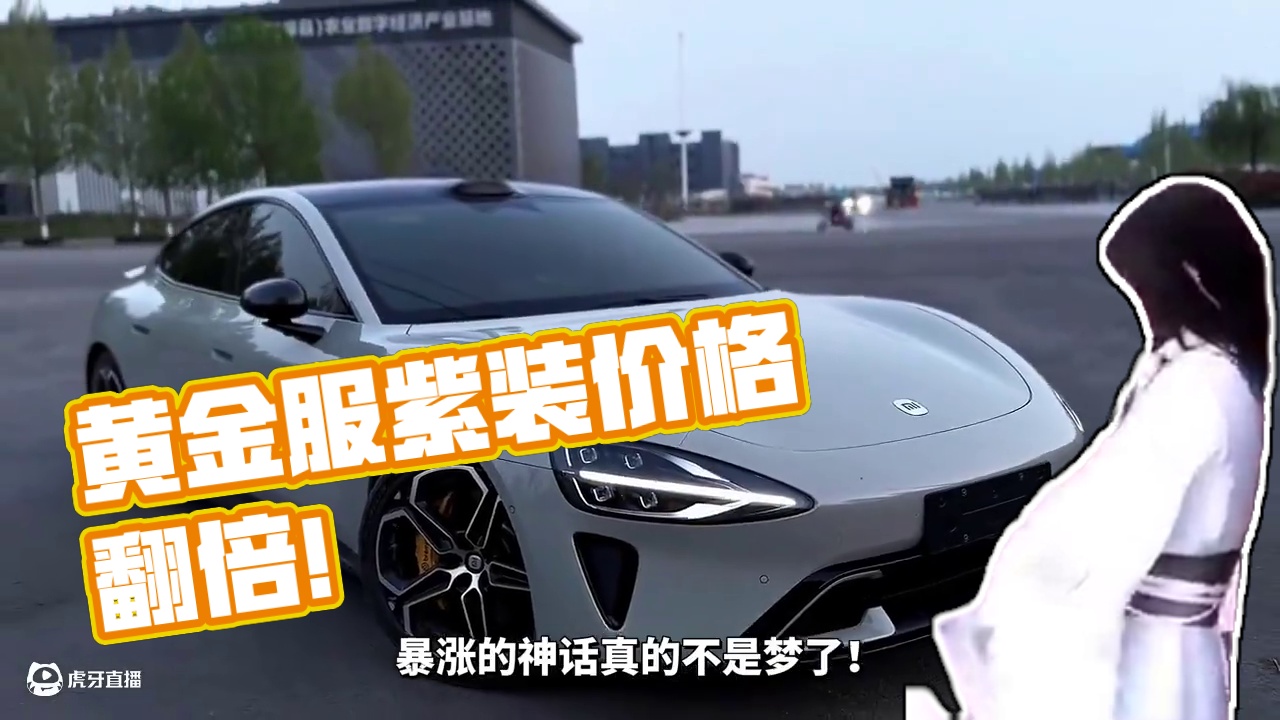 黄金服“紫装”一夜暴涨2倍，有人刚睡醒就提了辆小米SU7 #黄金服#氪金#游戏搬砖