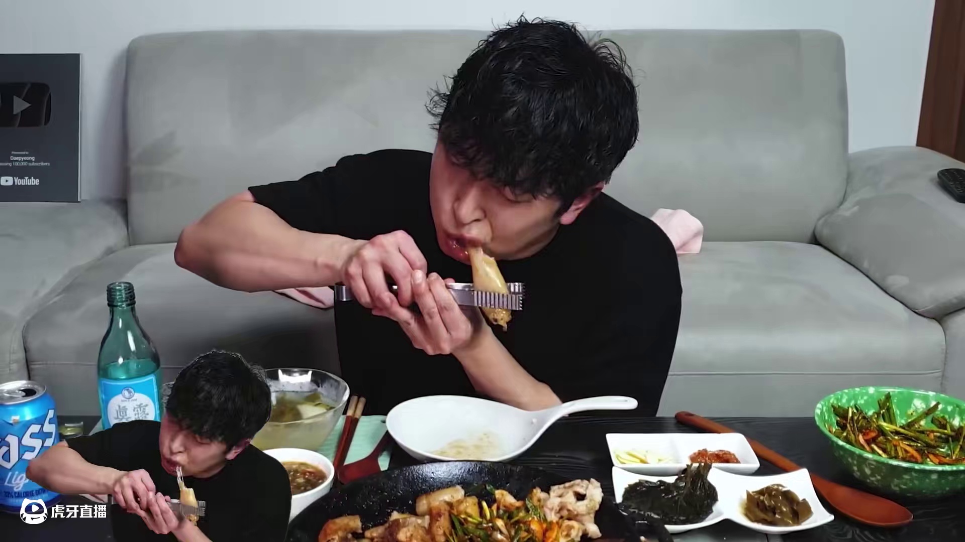 美食博主享用牛牛大餐：牛大肠、牛小肠、牛胃和牛肝，真是一场酣畅淋漓的战斗啊…#美食 #美食分享 #美