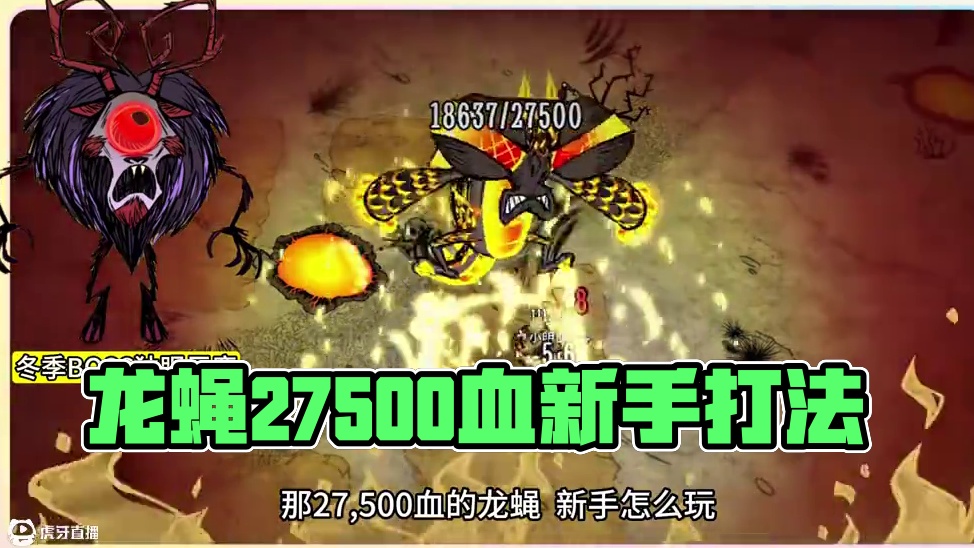 27500血的龙蝇怎么打 龙鳞火炉可是好东西 饥荒BOSS 饥荒联机版0基础新手教学 #饥荒联机版 