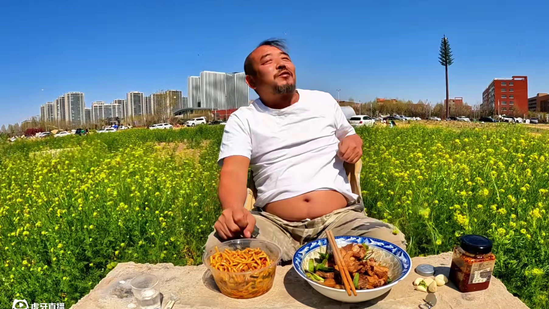 沙和尚在兰陵县，本地人好热情，和尚都不好意死了#穷游 #露营美食