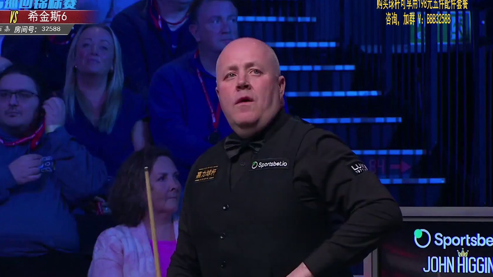 直播巡回锦标赛半决赛  塞尔比VS希金斯