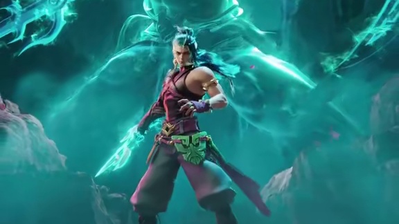 【决胜巅峰】肃清浊念 | 全新国风英雄「肃游」即将登场——以凡人之躯，承载傩尊之力，引人心，召神明。