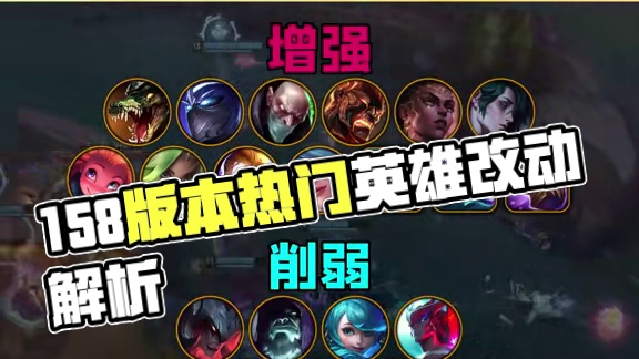 15.8版本最新改动名单（25.8） #永恩 #琴女 #剑魔 #格温 #阿狸