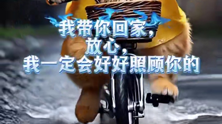 大橘猫铁蛋在路上捡到一只迷路的猫头鹰#萌宠出道计划 #即梦 #即梦ai