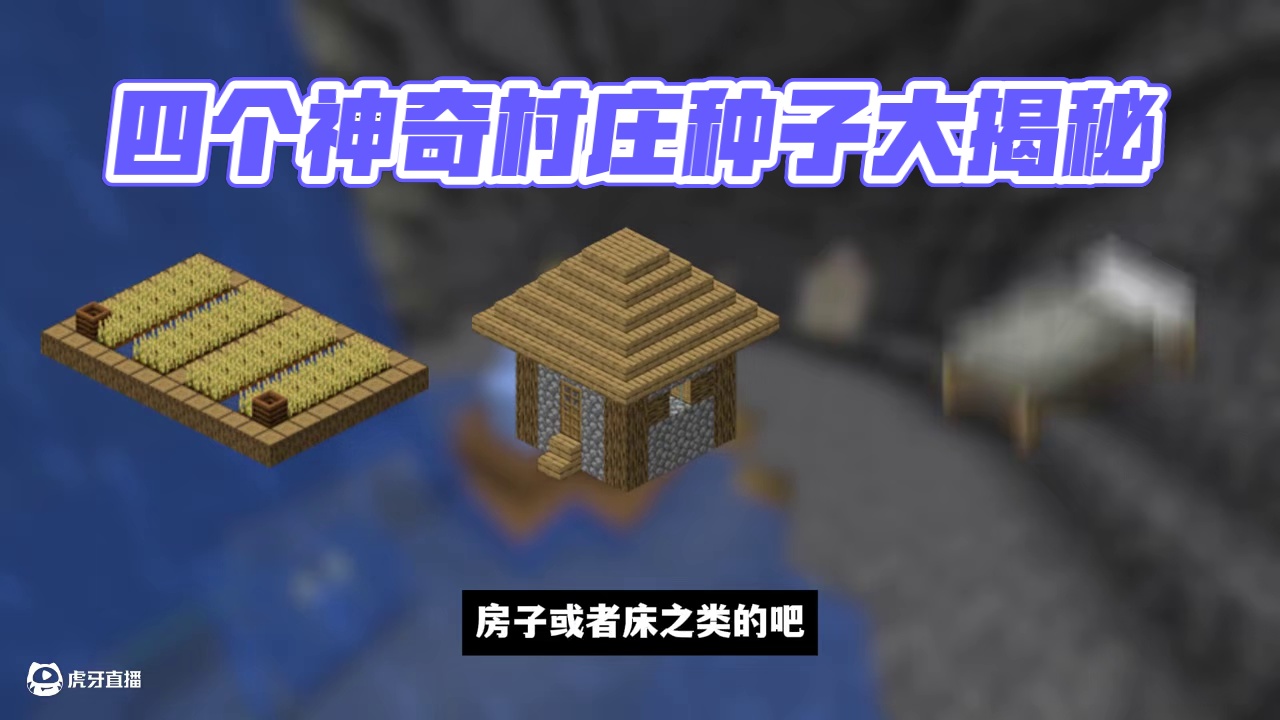 我的世界：四个神奇的村庄种子，你管这玩意叫村庄？ #我的世界 #Minecraft #游戏内容风向标