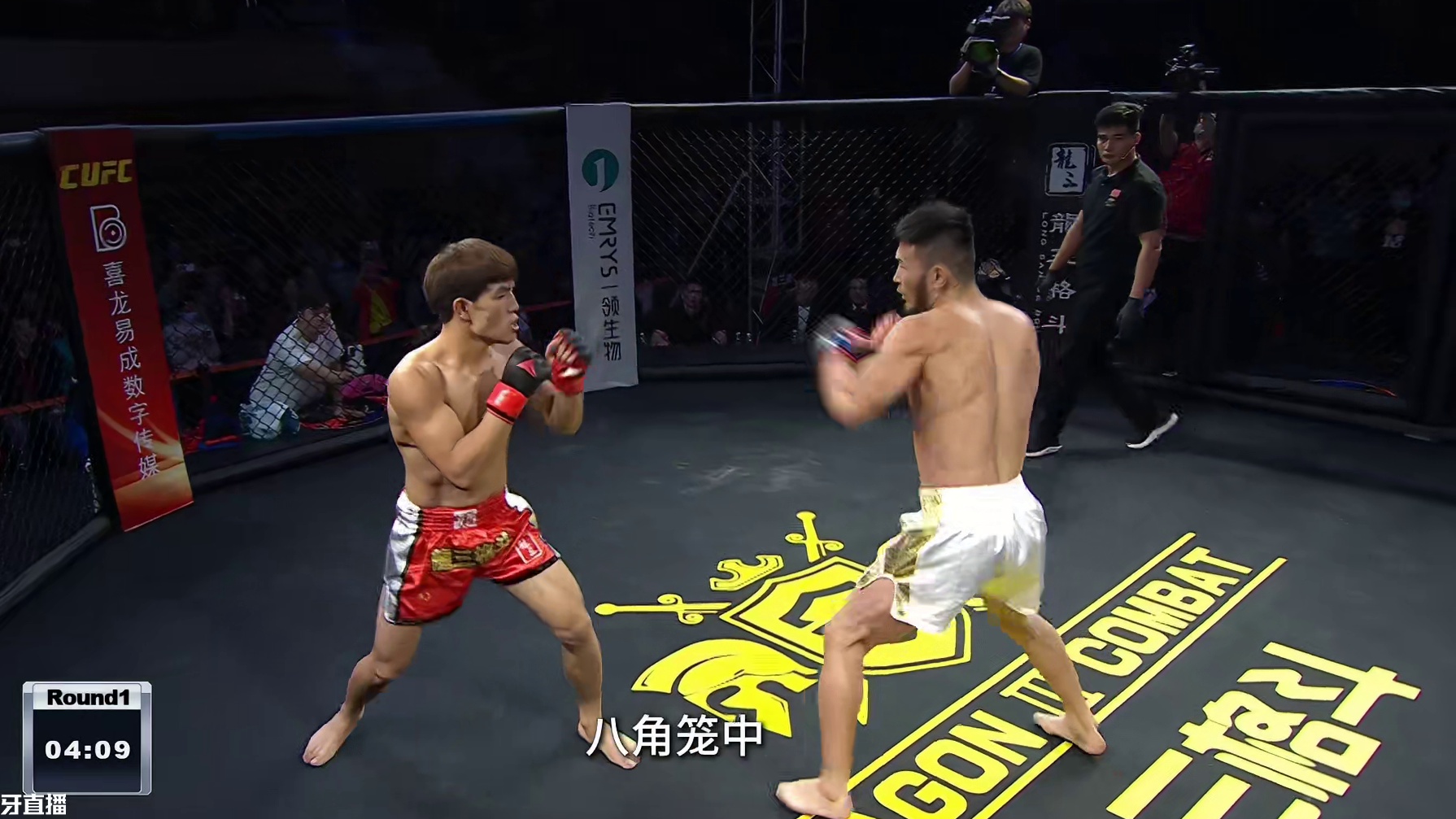 龙三格斗环球拳王巡回赛 嘎呐VS丁真珠