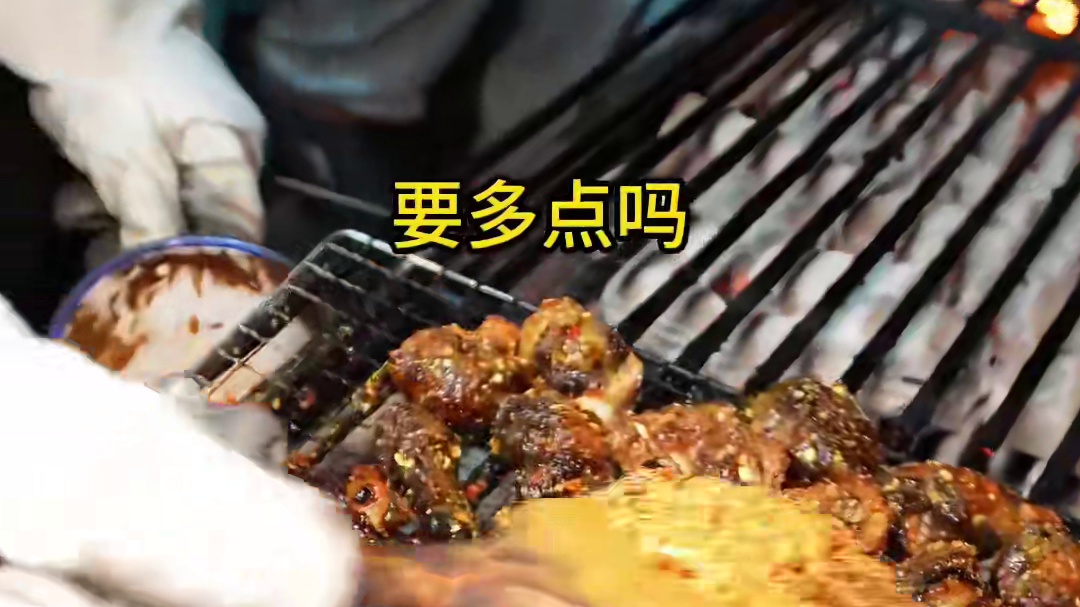 普洱街边的烤鸡，有干烤有凉拌真是太香了