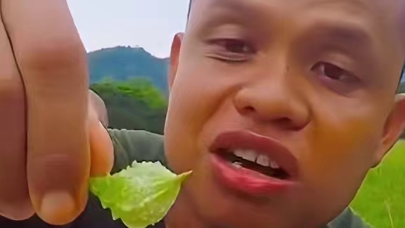 小苦瓜辣煮️牛皮 #户外美食 #美食 #泰国美食 #内容启发搜索