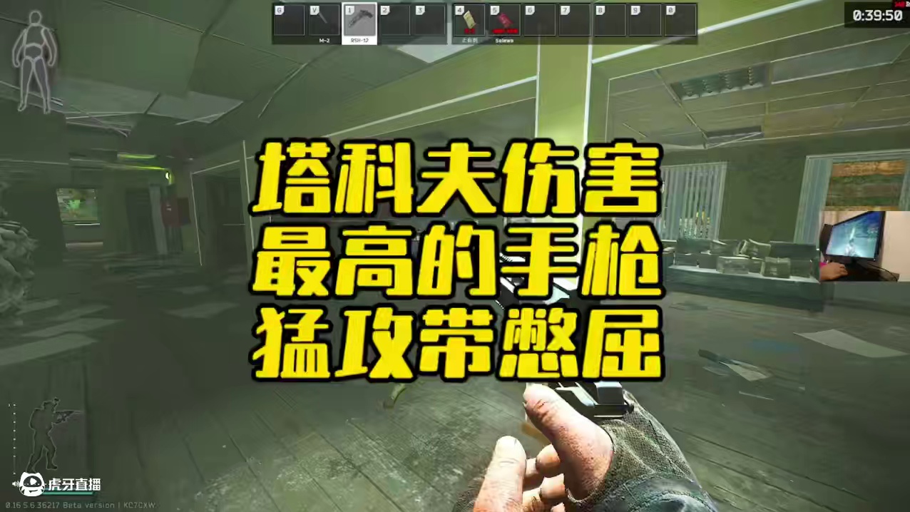 #逃离塔科夫  伤害最高的手枪猛攻带憋屈