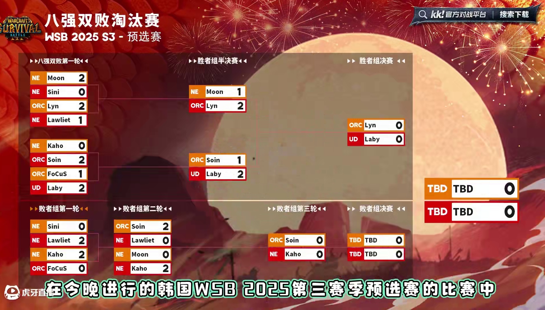 Lyn，Laby，Kaho，Soin晋级正赛！ 韩国WSB魔兽争霸赛2025-S3预选赛战报！#魔兽