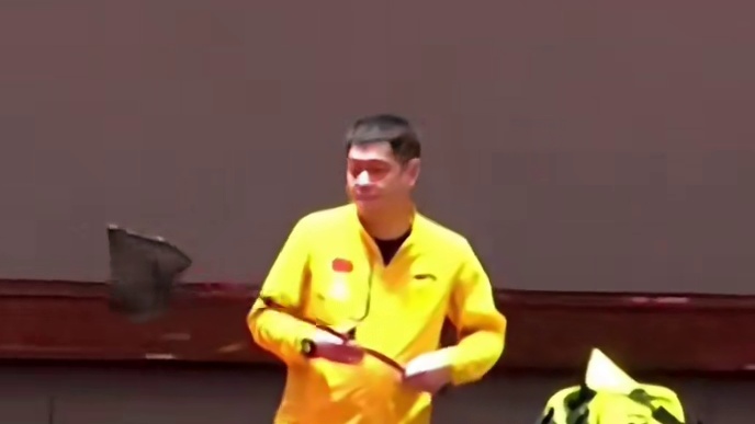 莎莎太拼命了，比赛完回训练馆加练