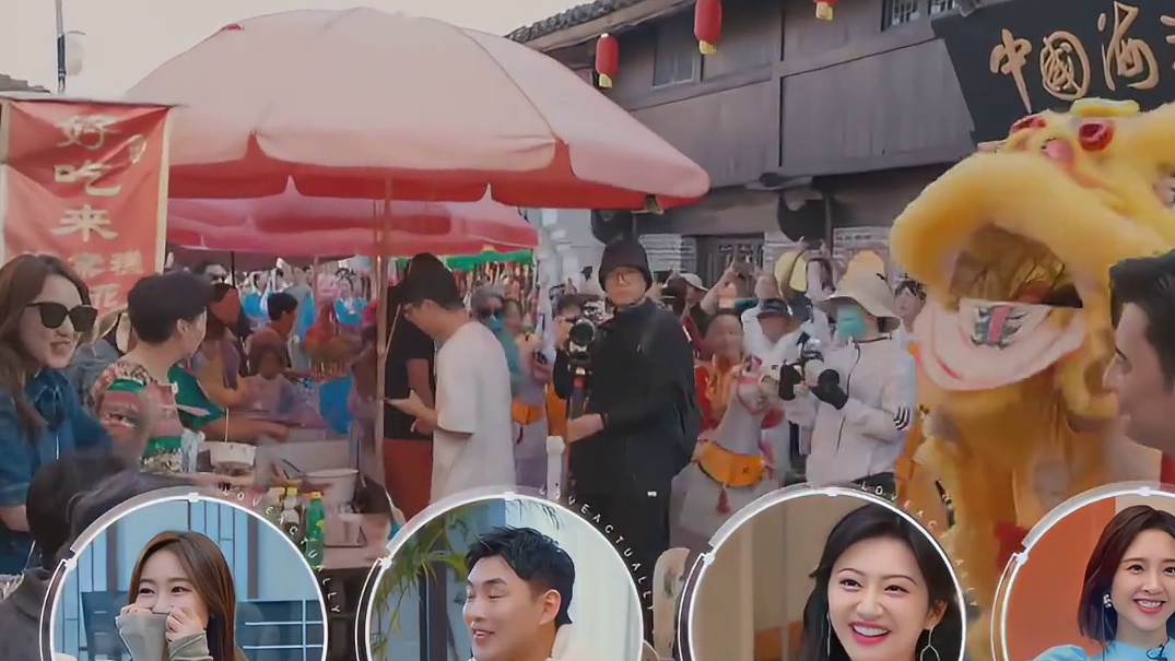 大哥也太会了把，舞狮和摆剪刀手鲨疯了